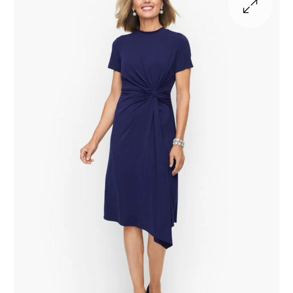 Maggy London Elegant Navy Blue Dress